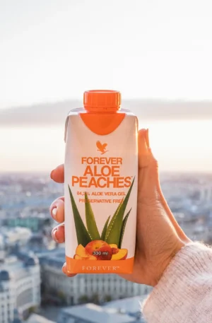forever aloe peche 330 ml x 12 forever by ln 4